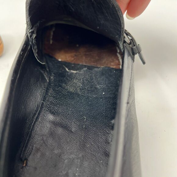 VINTAGE LUXURY PRADA BUSINESS LOAFER SHOES 2D0025 BLACK LEATHER US 9 - Picture 15 of 16